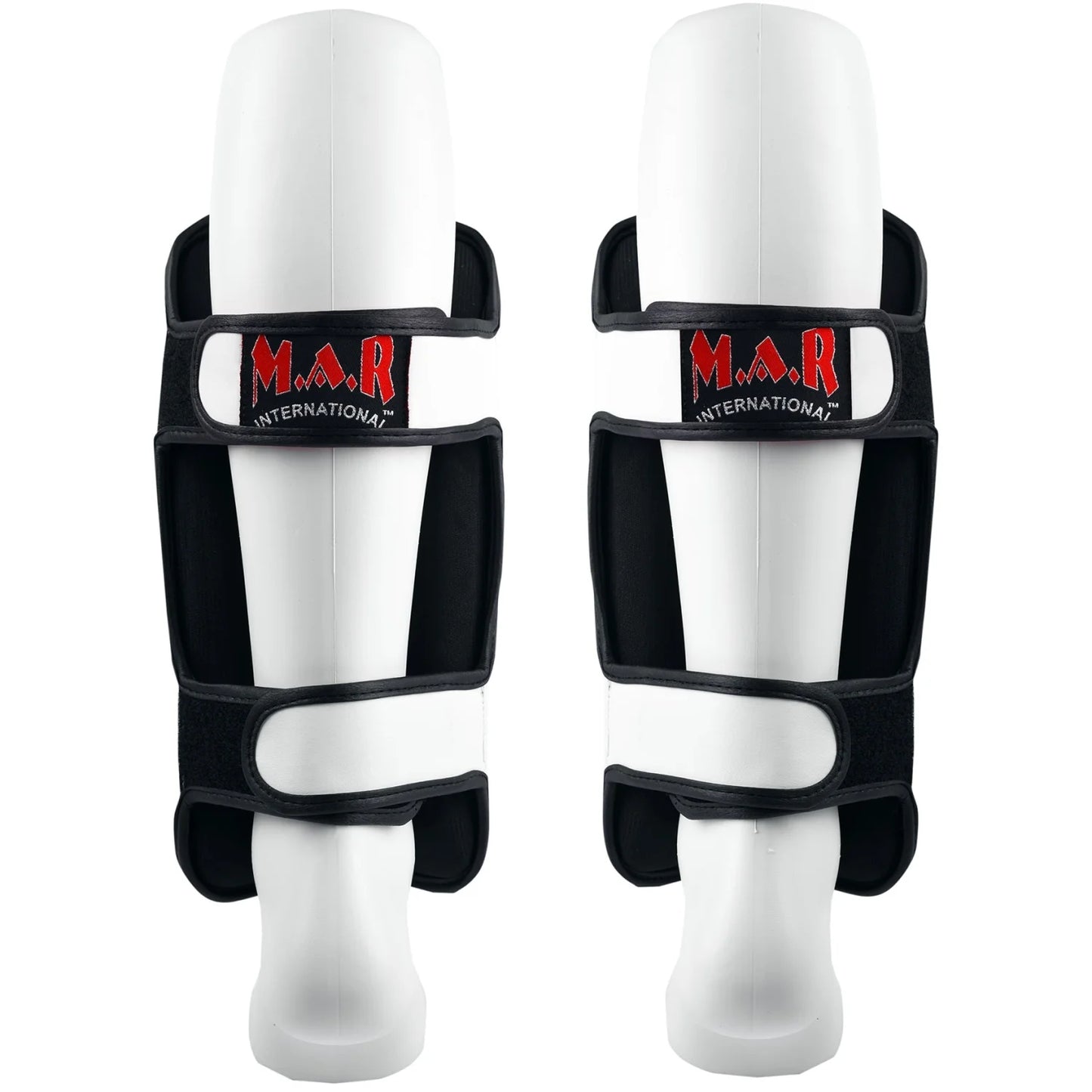 MAR-153D | Multilayered White Shin Guards - Pads