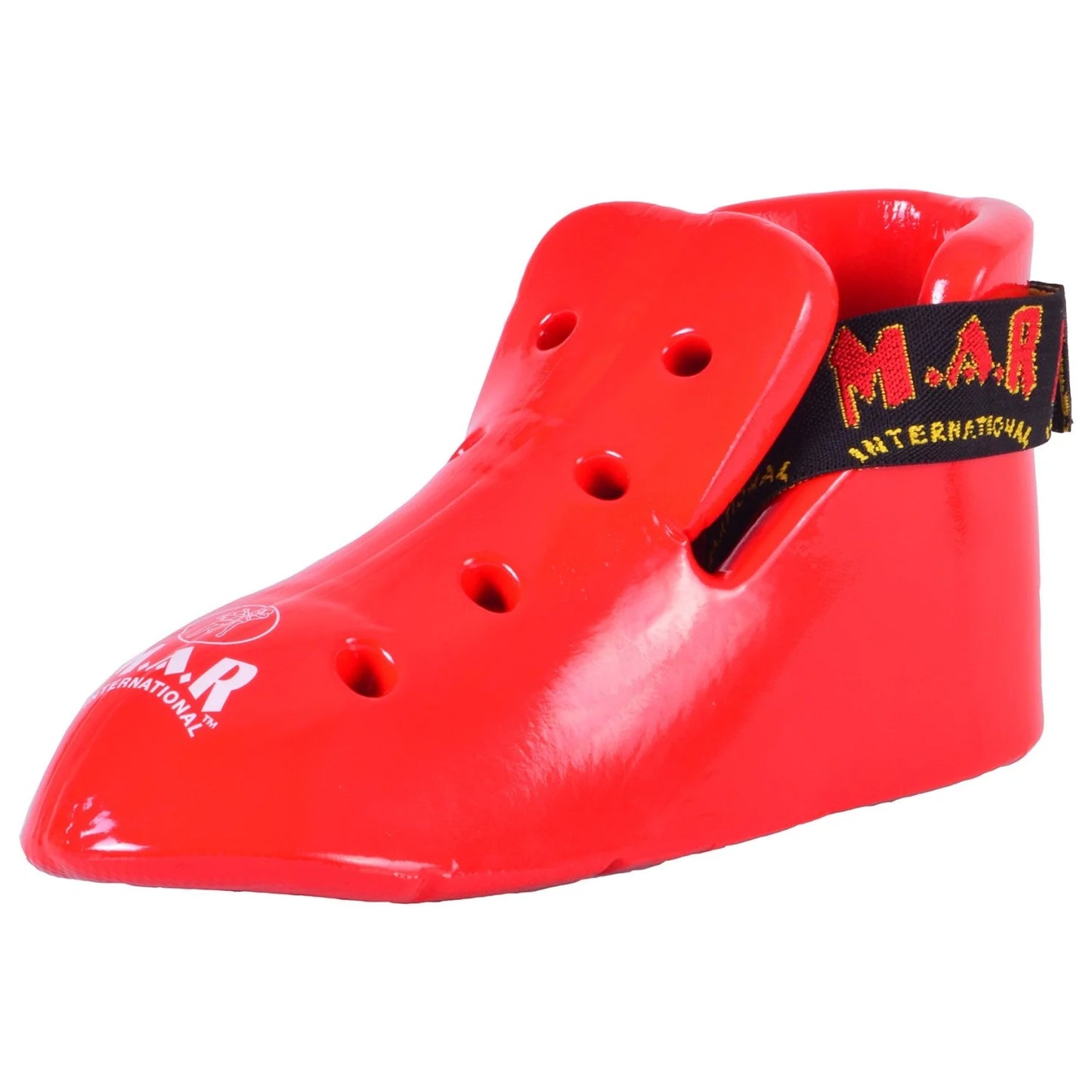 MAR-163A | Red Dipped Foam Kick Boots - Shoes