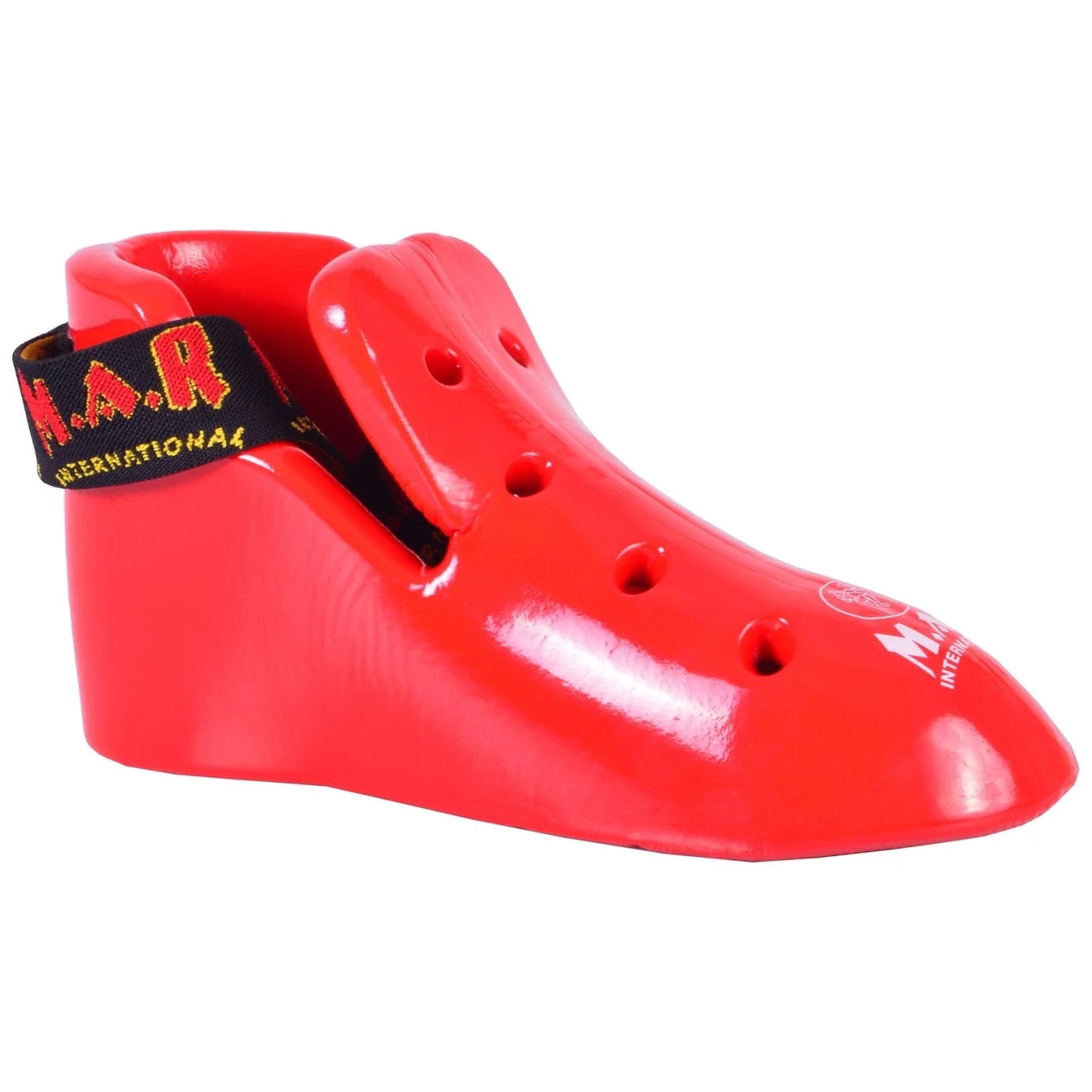 MAR-163A | Red Dipped Foam Kick Boots - Shoes