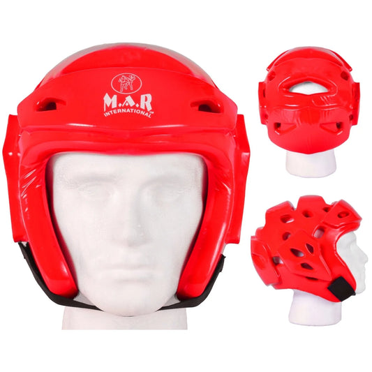 MAR-164A | Red Dipped Foam Double Layer Head Guard - Head Guard