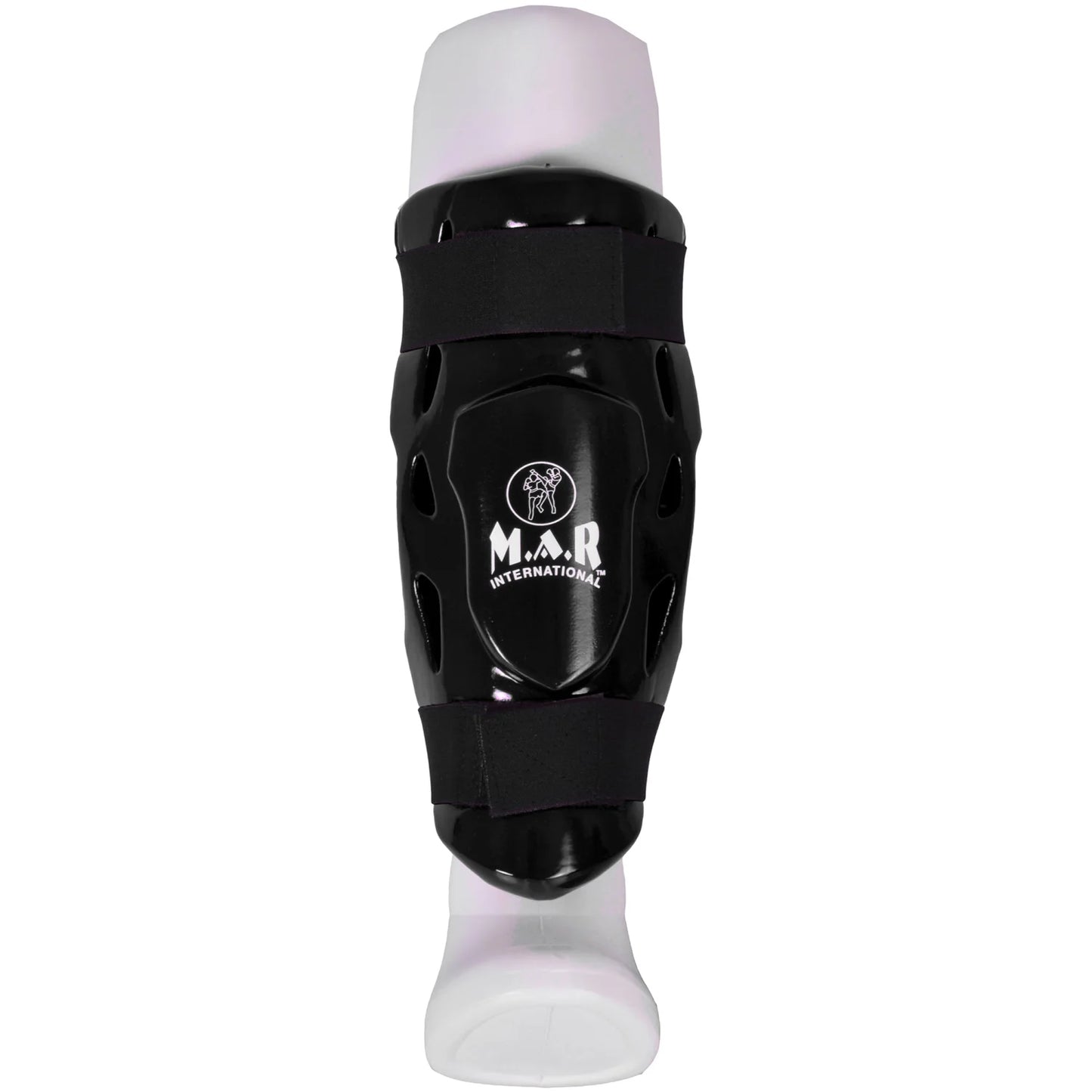 MAR-166B | Black Dipped Foam Double Layer Shin Guard - Pads