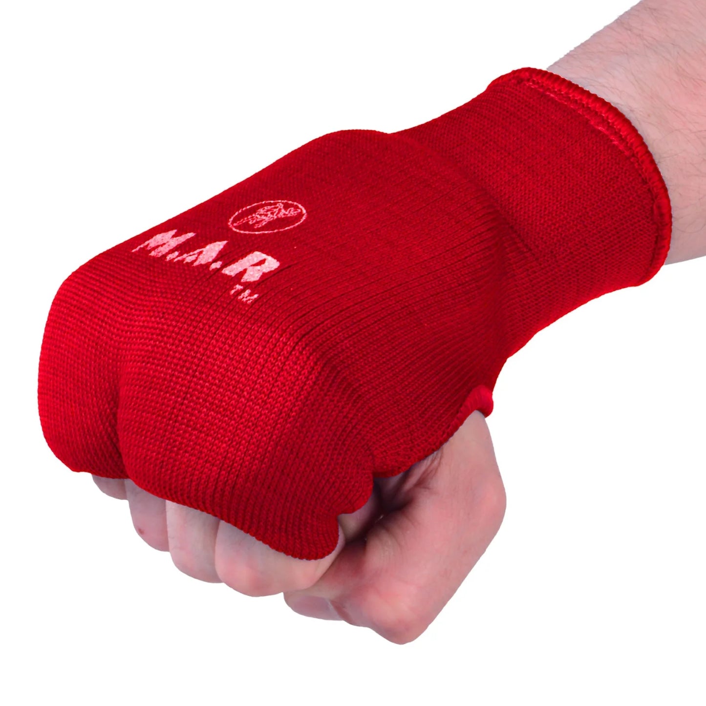 MAR-168C | Red Elasticated Fabric Mitts For Hand Protection - Small Accessories
