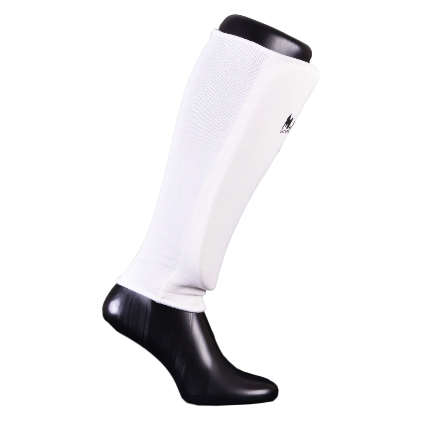MAR-170A | White Elasticated Fabric Shin Guard For Shin Protection - Small Accessories