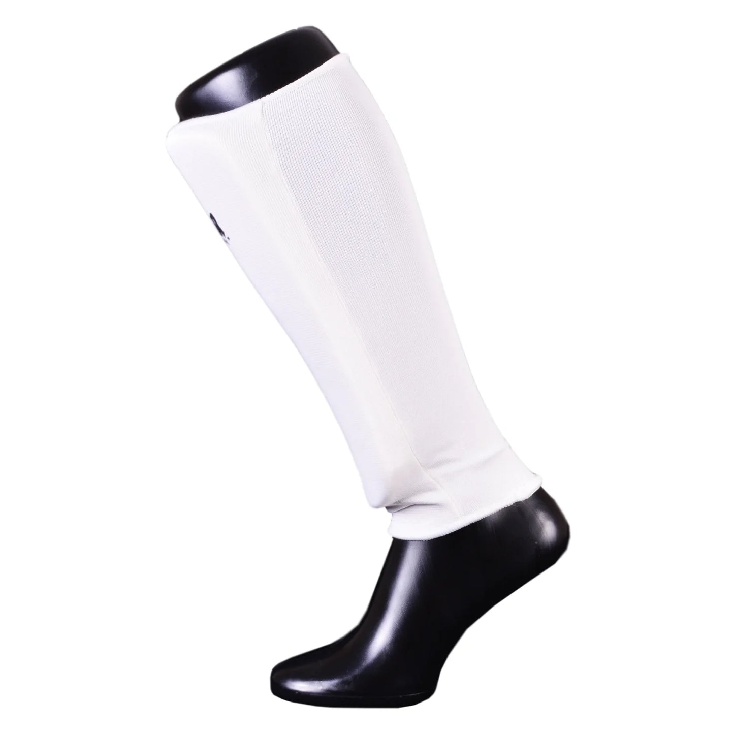 MAR-170A | White Elasticated Fabric Shin Guard For Shin Protection - Small Accessories