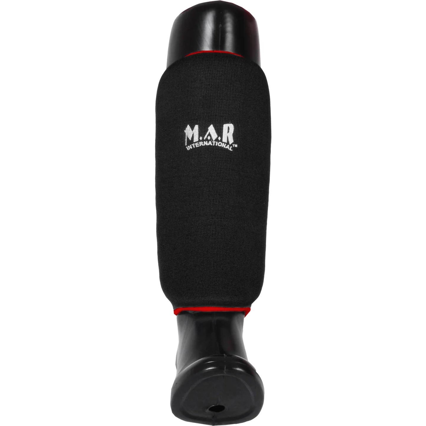 MAR-170B | Black Elasticated Fabric Shin Guard For Shin Protection - Small Accessories