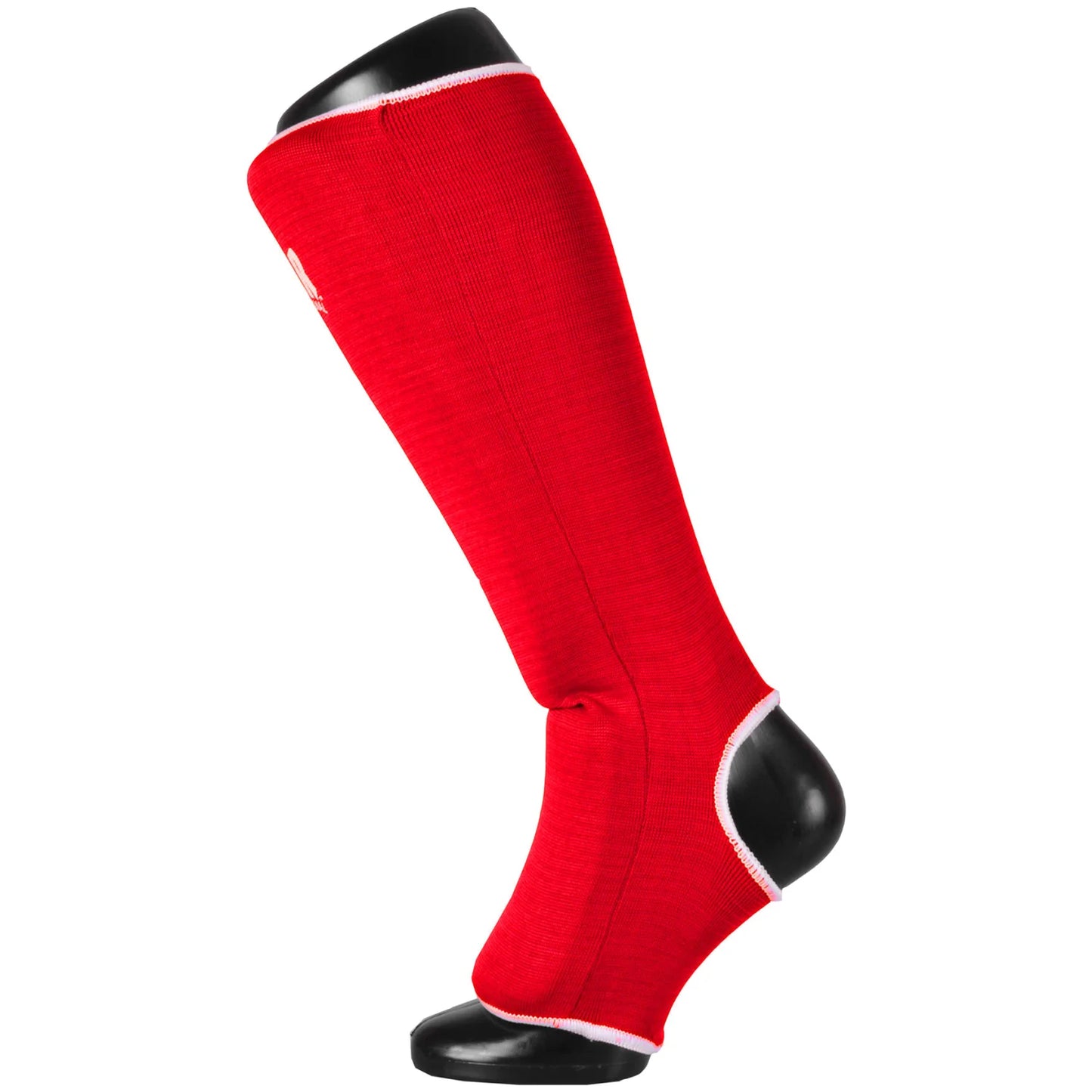 MAR-171C | Red Elasticated Fabric Shin & Instep Guard - Small Accessories