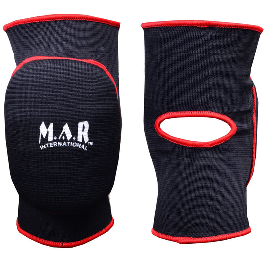 MAR-174B | Black Elasticated Fabric Knee Pads - Small Accessories