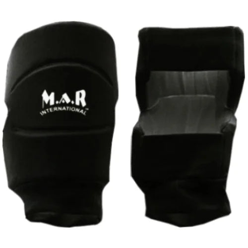 MAR-175B | Black MMA Elasticated Fabric Knee Pads - Small Accessories