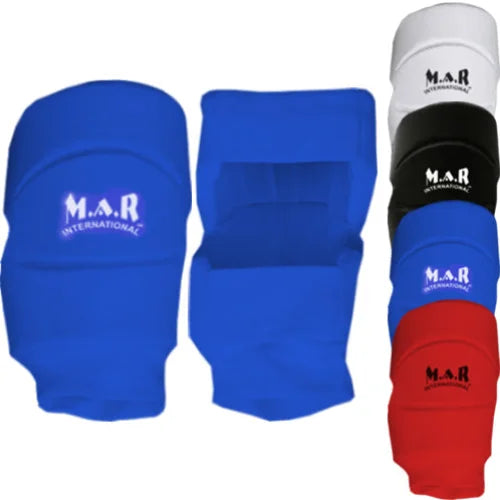 MAR-175D | Blue MMA Elasticated Fabric Knee Pads - Small Accessories
