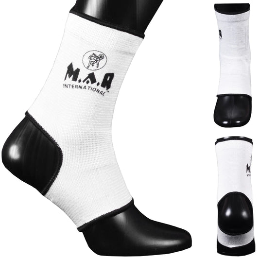 MAR-176A | White Elasticated Fabric Ankle Support - Small Accessories