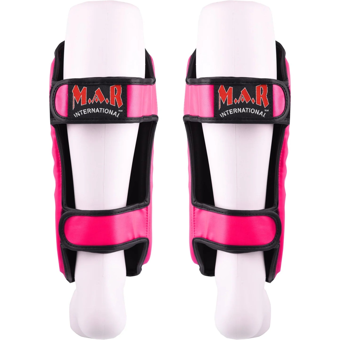 MAR-190C | Pink Shin Guards w/ Foam Padding - Shin Guards
