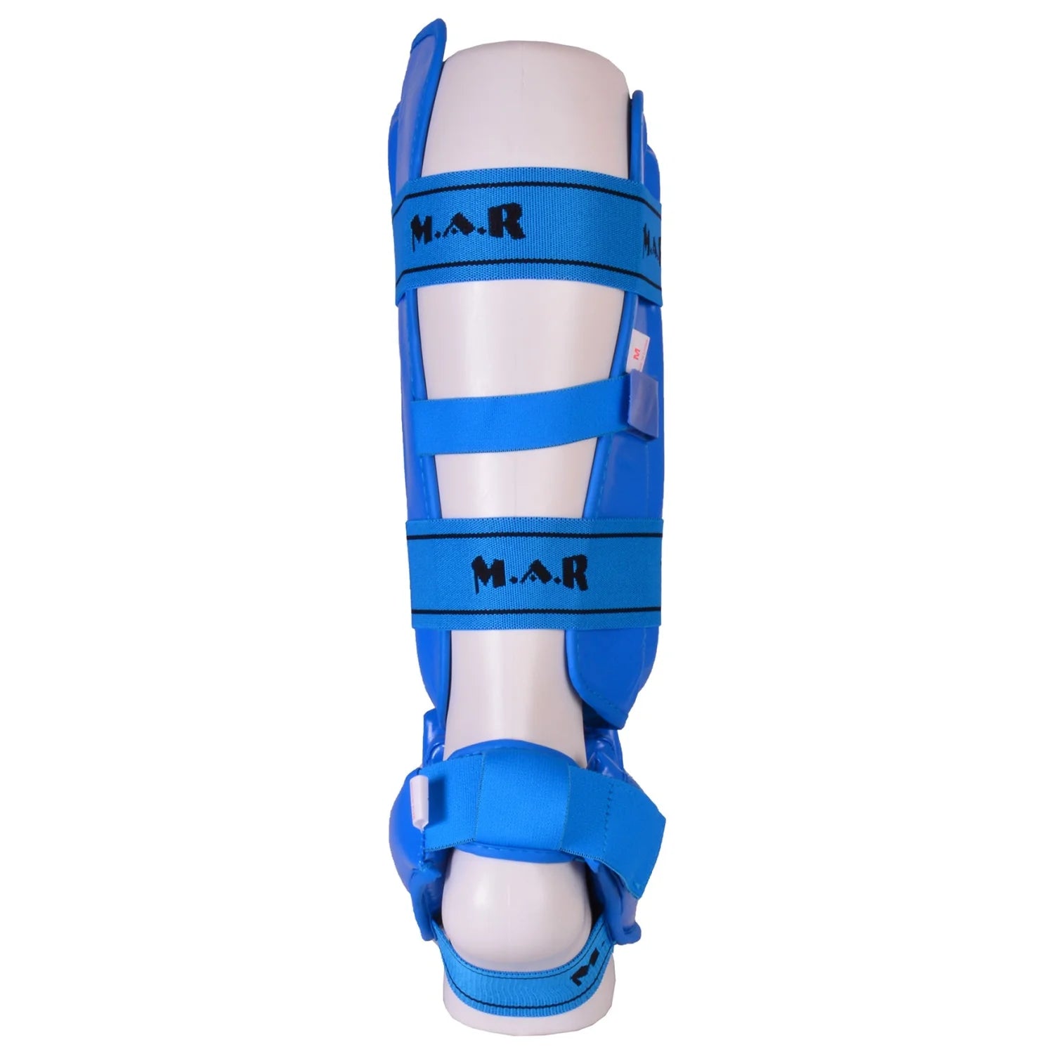 MAR-193G | Foam Padded Blue Shin & Instep Guards - Pads