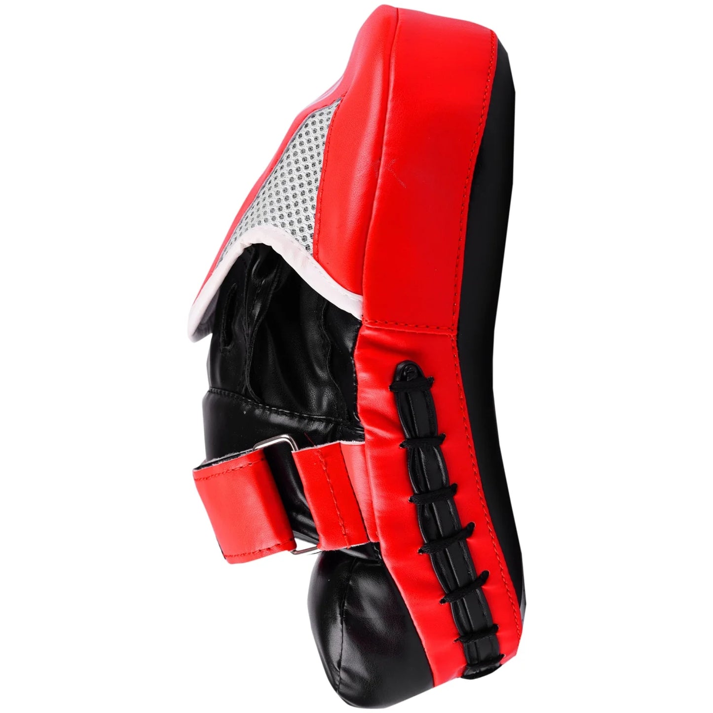 MAR-195B | Red & Black Small Pro Curved Focus Mitts - Focus Mitts