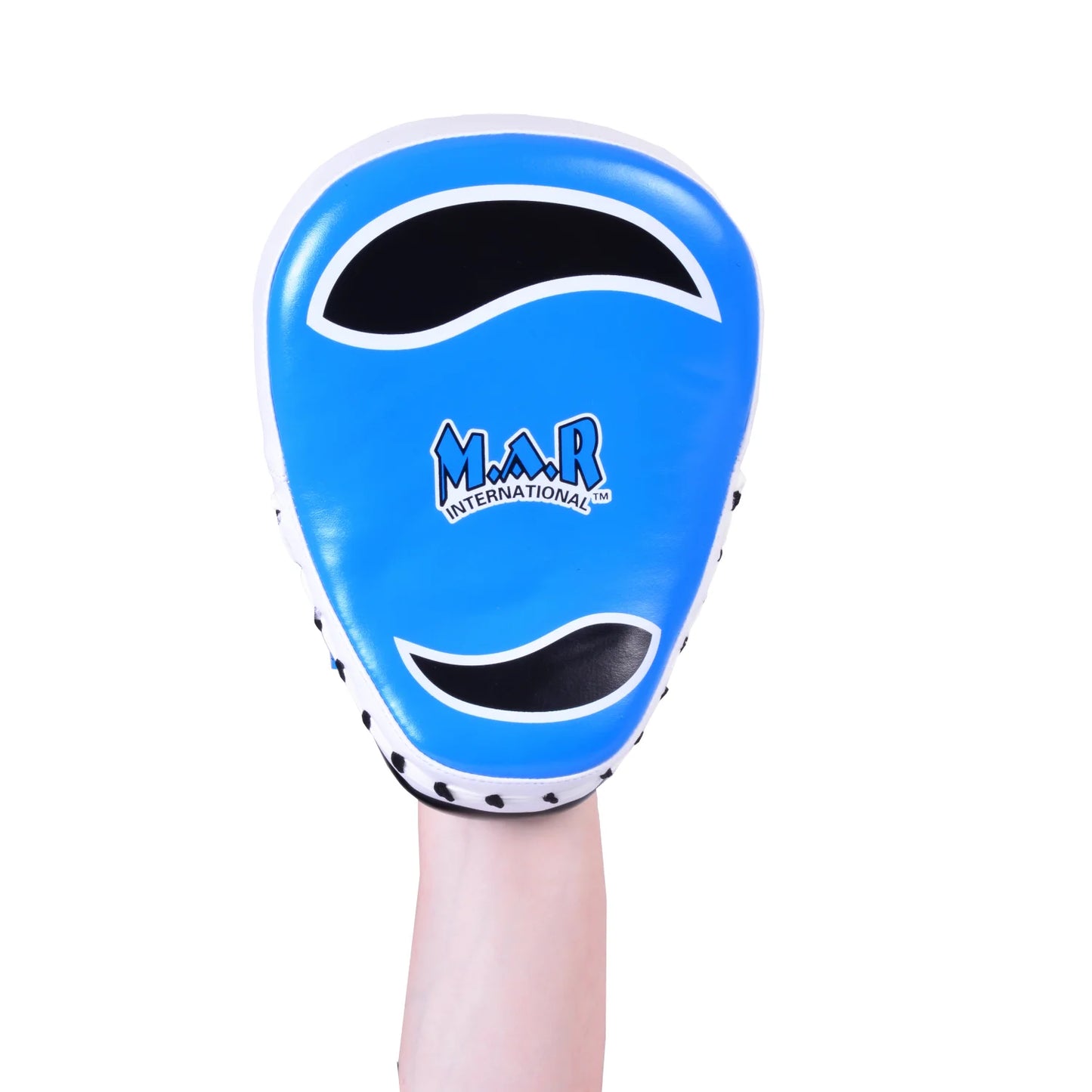 MAR-195K | Blue Curved Focus Mitts - Focus Mitts