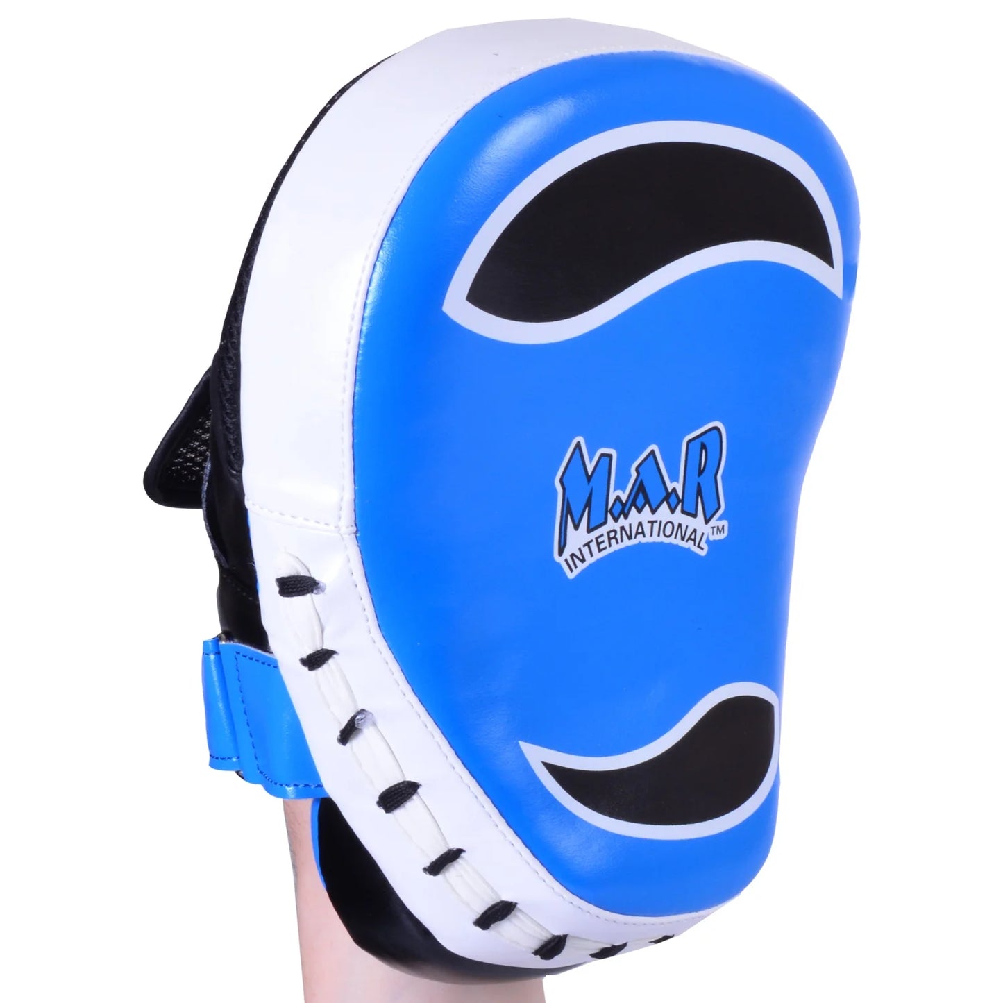 MAR-195K | Blue Curved Focus Mitts - Focus Mitts