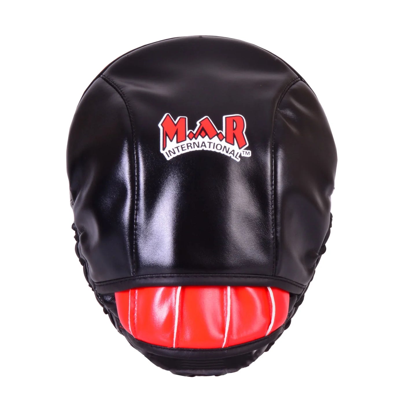 MAR-195L | Red Curved Focus Mitts - Focus Mitts