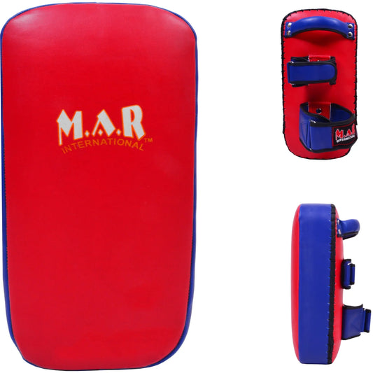 MAR-202B | Red + Blue Synthetic Leather Striking Pad - Pads