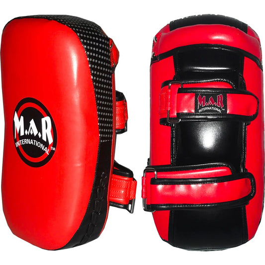 MAR-202C | Red + Black Synthetic Leather Striking Pad - Striking Pads