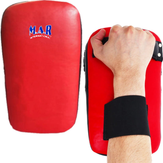MAR-202D | Children’s Red + Black Synthetic Leather Striking Pad - Pads