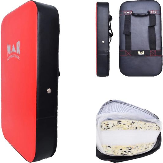 MAR-208B | Red + Black Heavy Duty Standard Striking Shield - Striking Pads