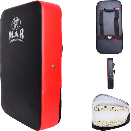 MAR-208C | Red + Black Heavy Duty Large Striking Shield - Striking Pads