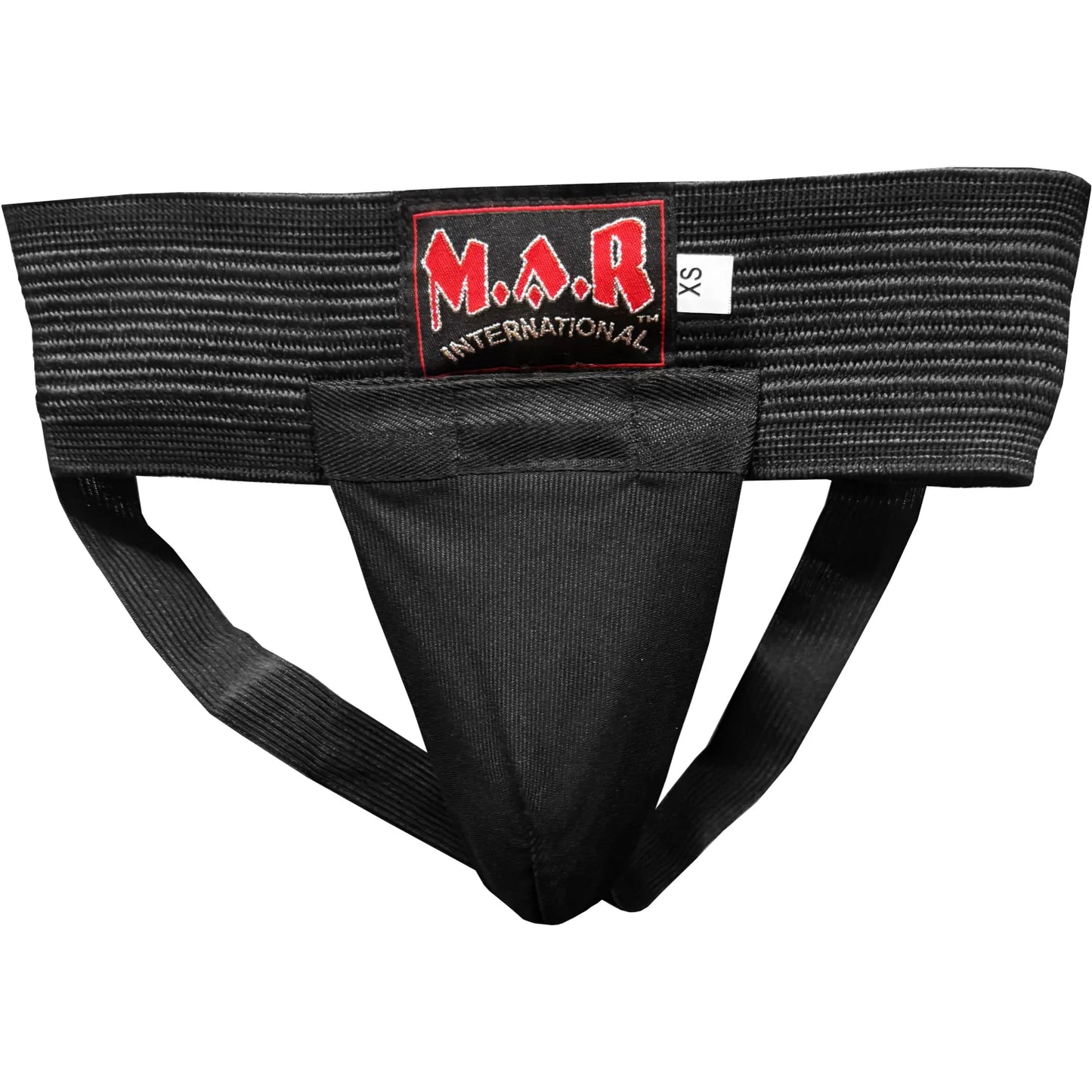 MAR 209B | Black Elasticated Groin Guard for Men Small Accessories