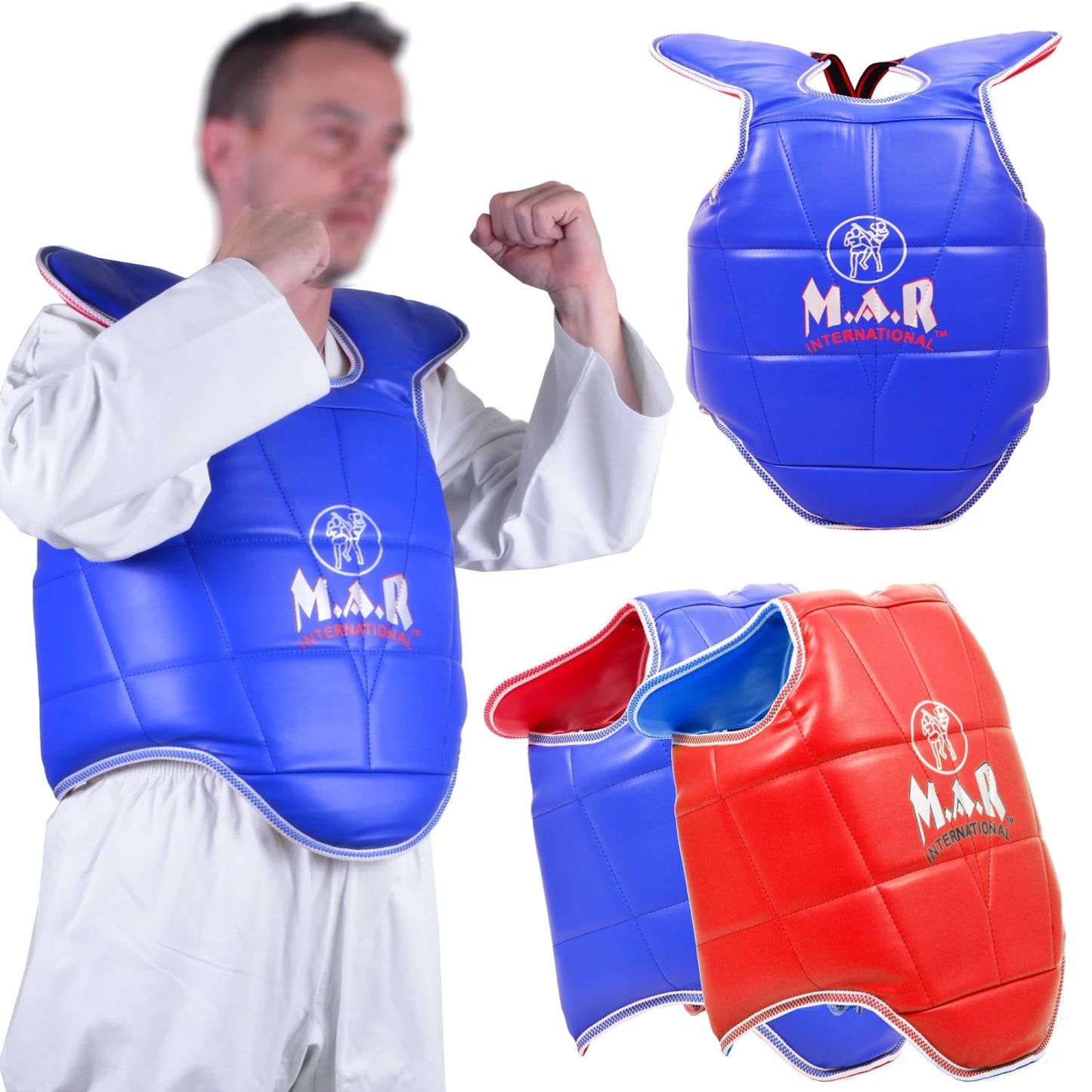 MAR-217 | Reversible Karate/Taekwondo Chest Guard - Body Item