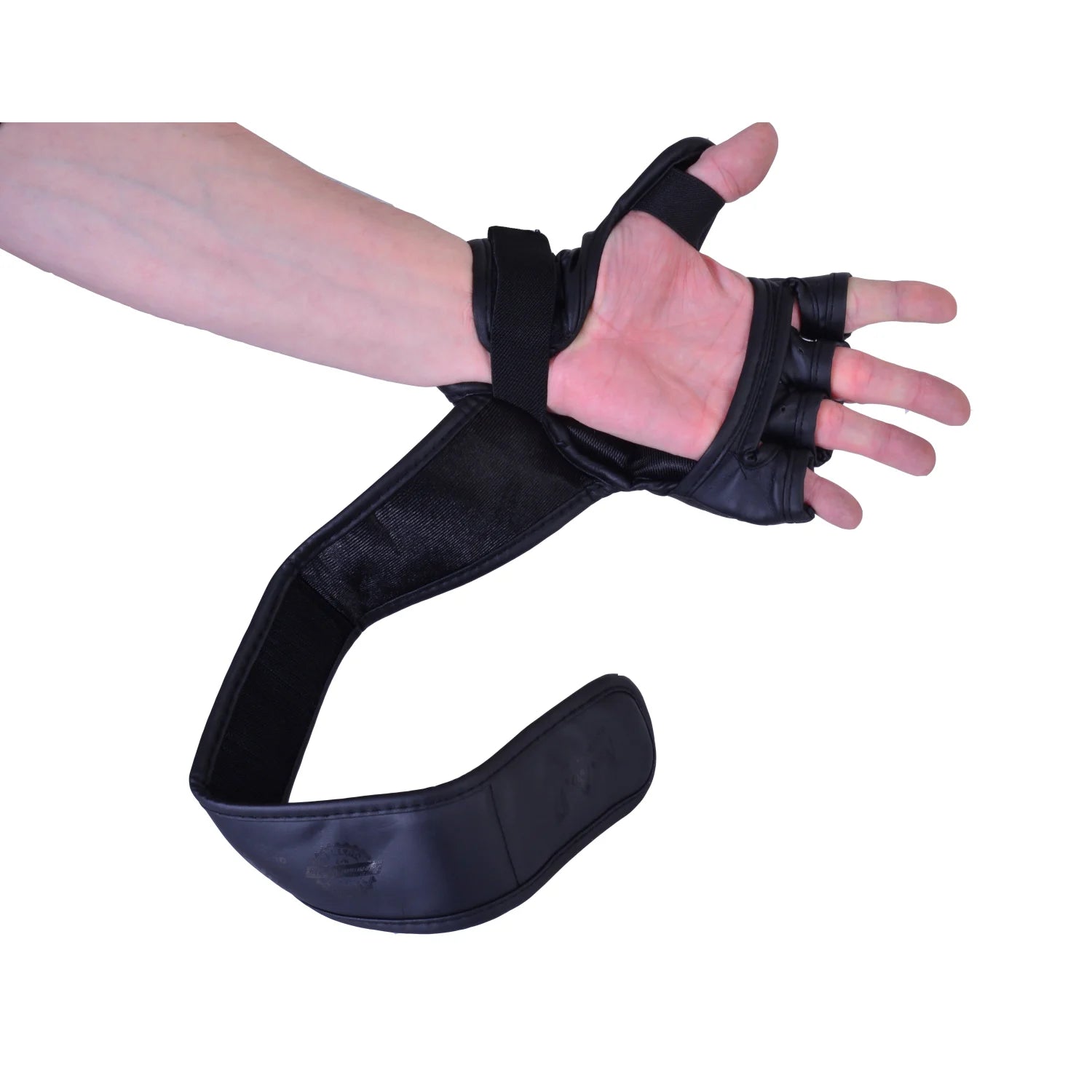MAR-234G | Black MMA Gloves | Fingerless Combat Gloves with Thumb Design - Compact Gloves