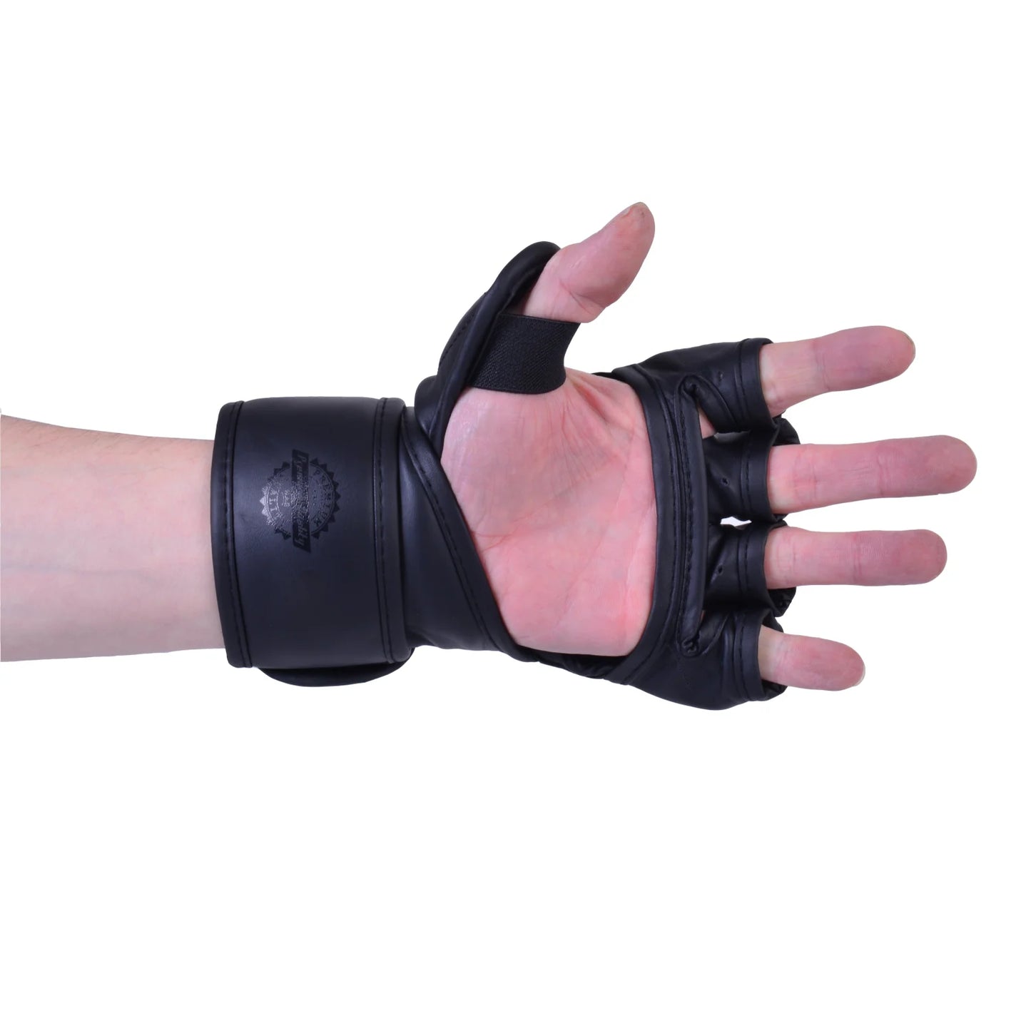 MAR-234G | Black MMA Gloves | Fingerless Combat Gloves with Thumb Design - Compact Gloves