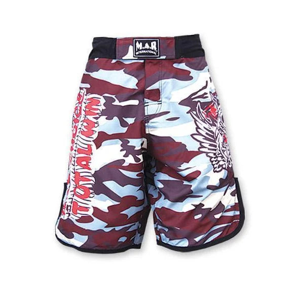 MAR-245B | MMA Heavy Duty "TOTAL WIN" Designer Shorts - quality-martial-arts