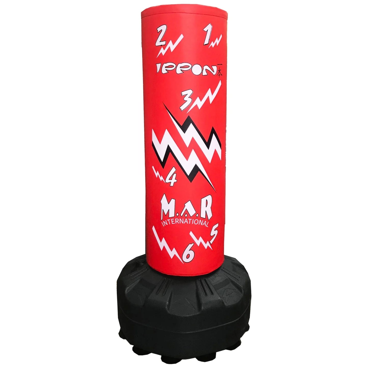 MAR-261A | Children’s Free Standing Punching Bag with Scoring Zones - Bolt - Freestanding Bag (2B)