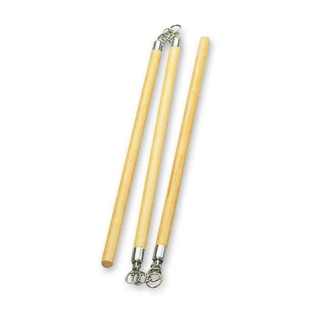 MAR-266P | Snake Wood 12" Nunchucks - quality-martial-arts