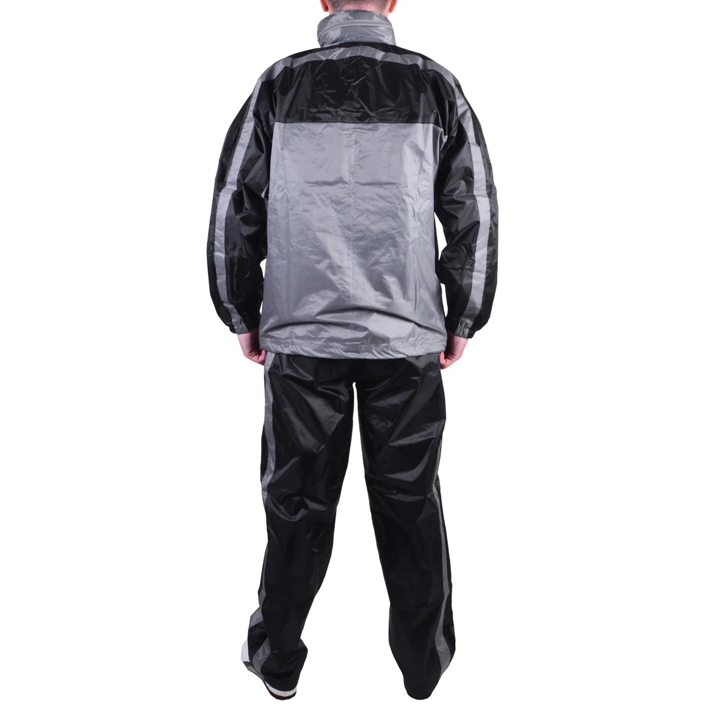 MAR-369A | Grey + Black Tracksuit (Sauna Suit/Sweatsuit) - Uniforms