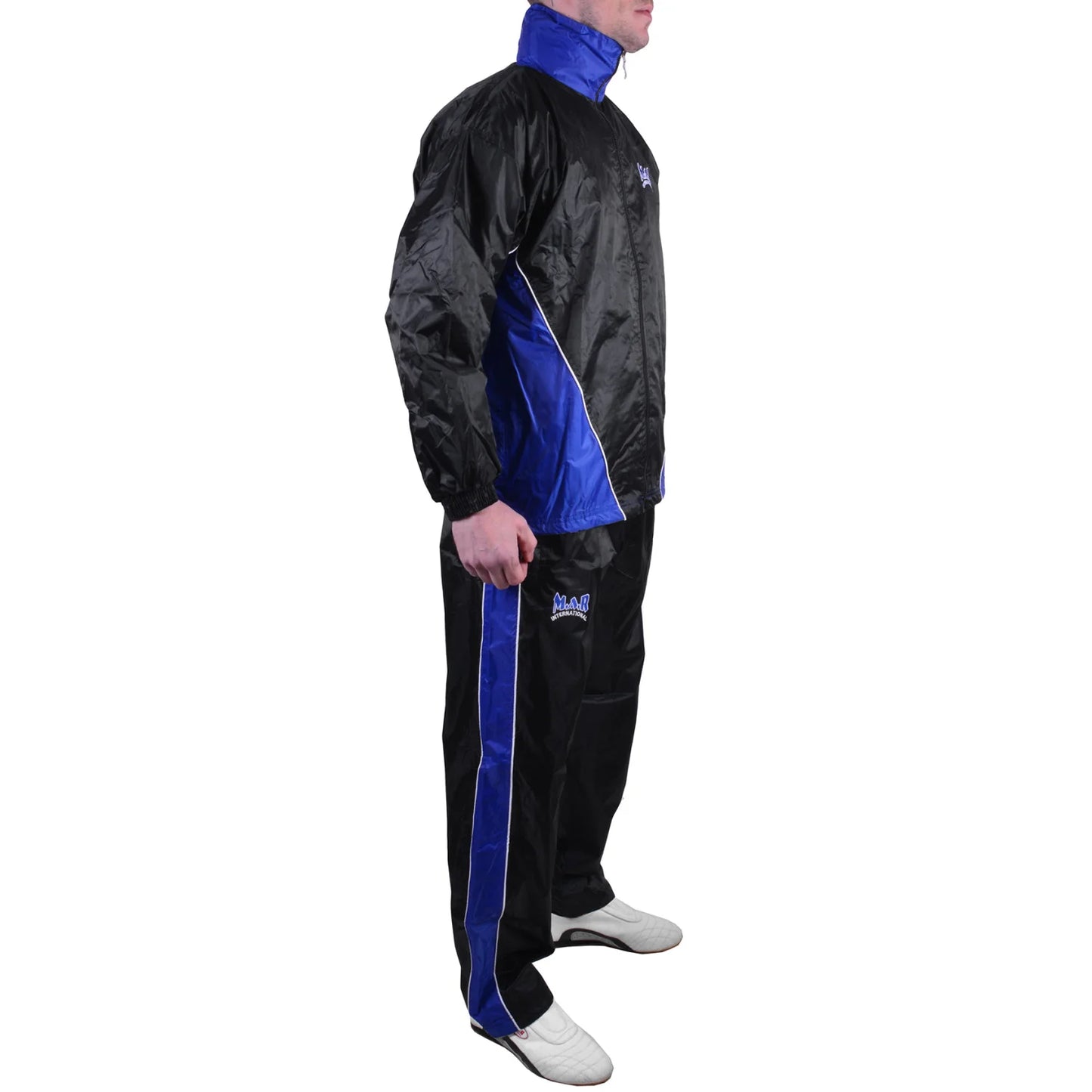 MAR-369B | Blue + Black Tracksuit (Sauna Suit/Sweatsuit) - Uniforms