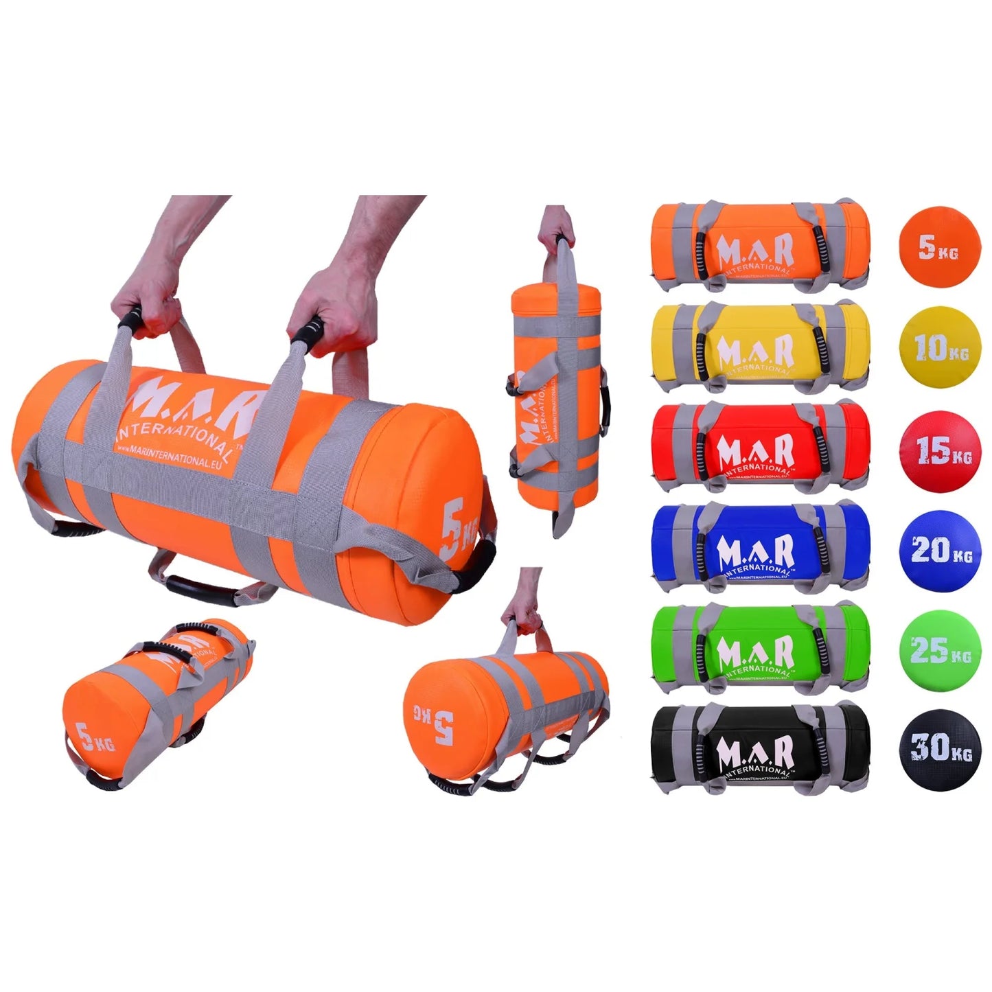 MAR-371 | 15KG Power Core Weighted Bag (RED) - Large Accessories