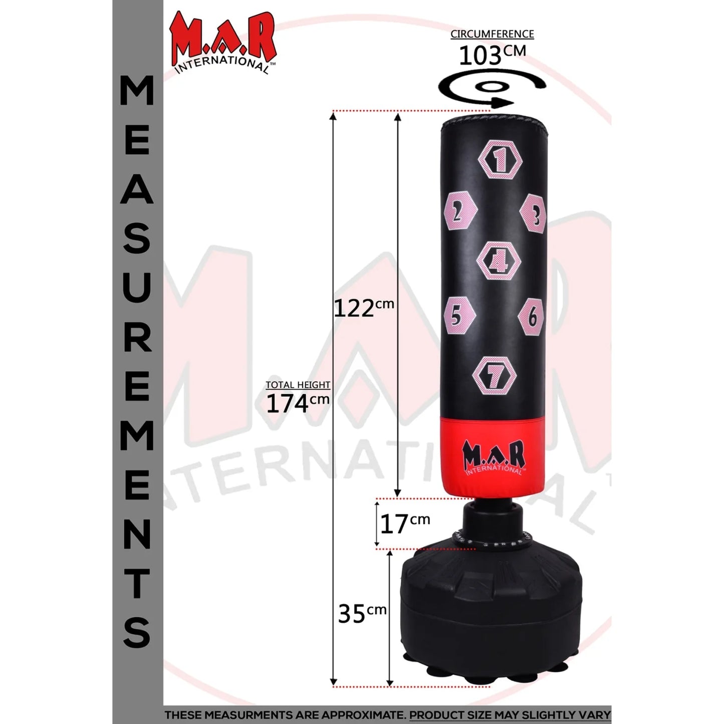 MAR-374C | Freestanding Striking Bag - Freestanding Bag (2BL)