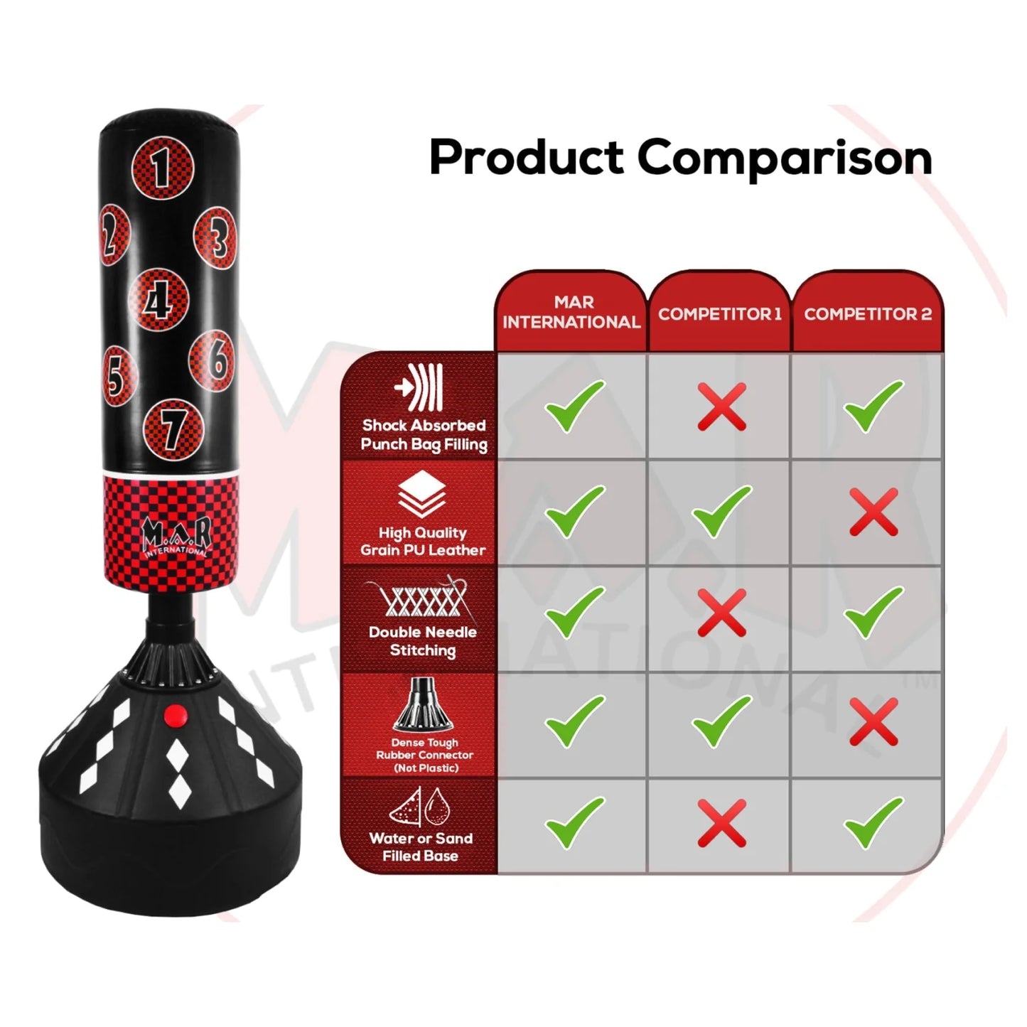 MAR-374D | Freestanding Striking Bag - Freestanding Bag (2BL)