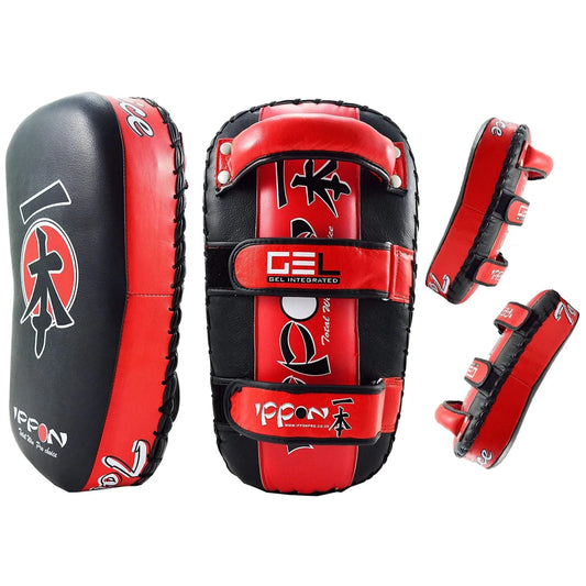 MAR-402 | Red + Black IPPON Genuine Leather Thai Pad - Pads