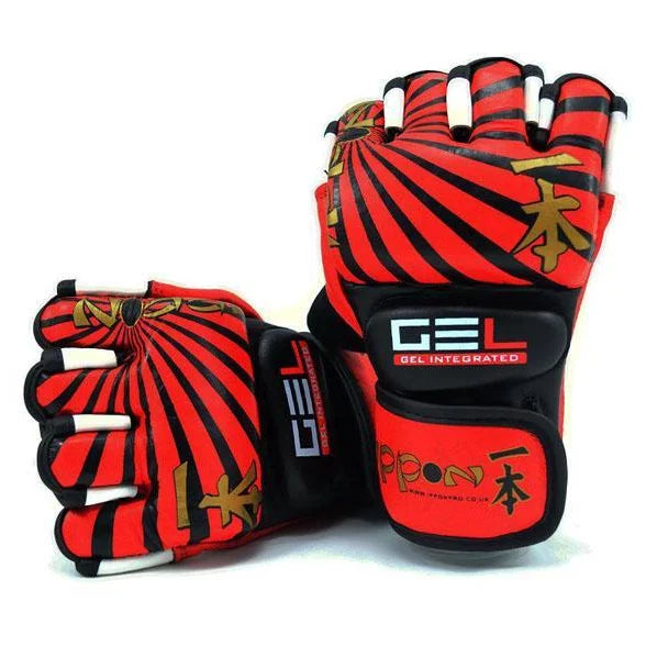 MAR-405 | Red IPPON MMA Gloves - quality-martial-arts