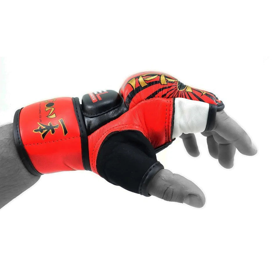 MAR-405 | Red IPPON MMA Gloves - quality-martial-arts