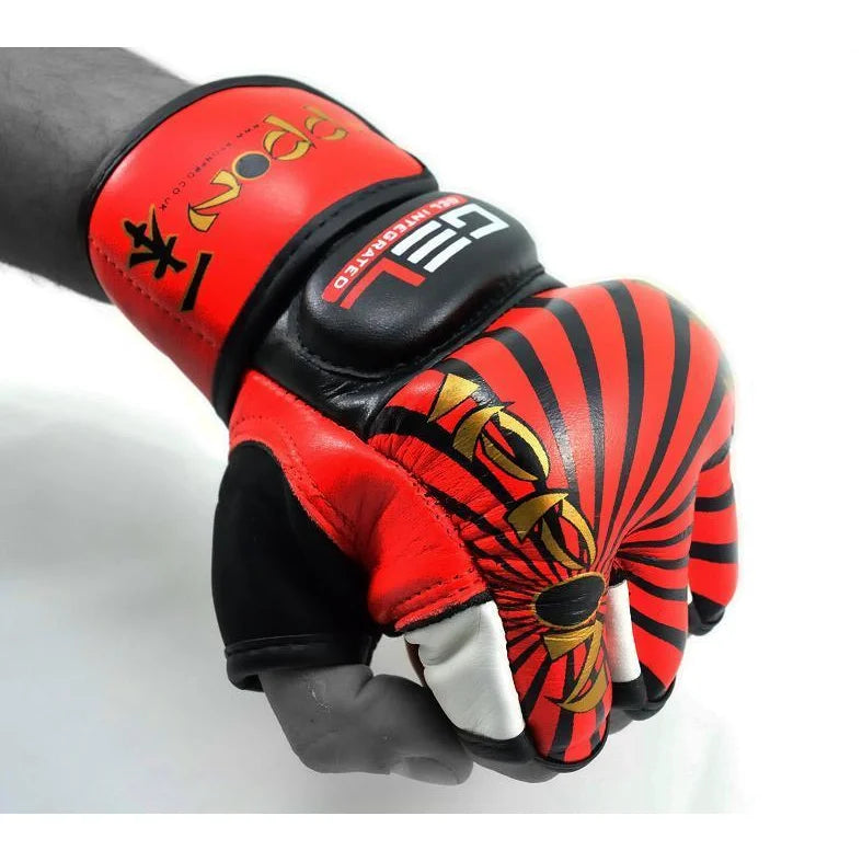 MAR-405 | Red IPPON MMA Gloves - quality-martial-arts