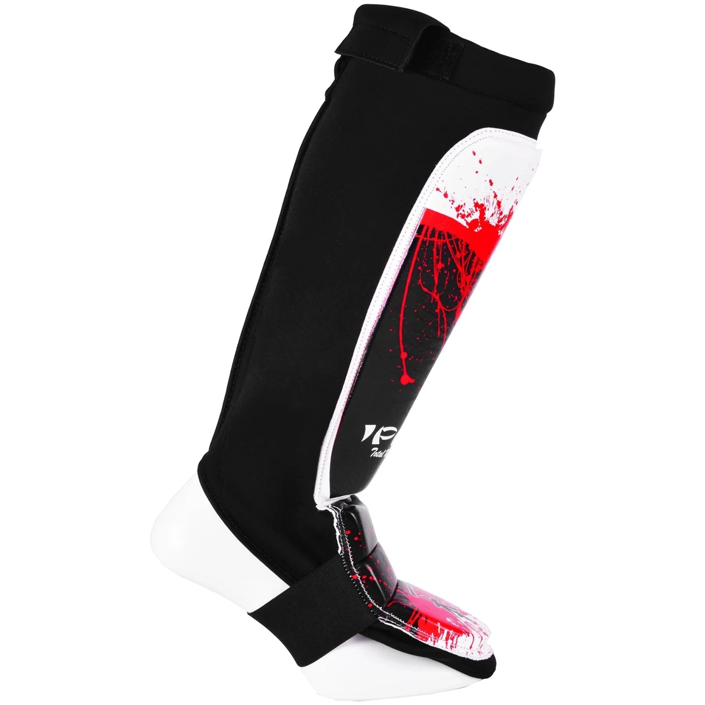 MAR-415 | IPPON Leather Shin & Instep Guard (White) - Pads