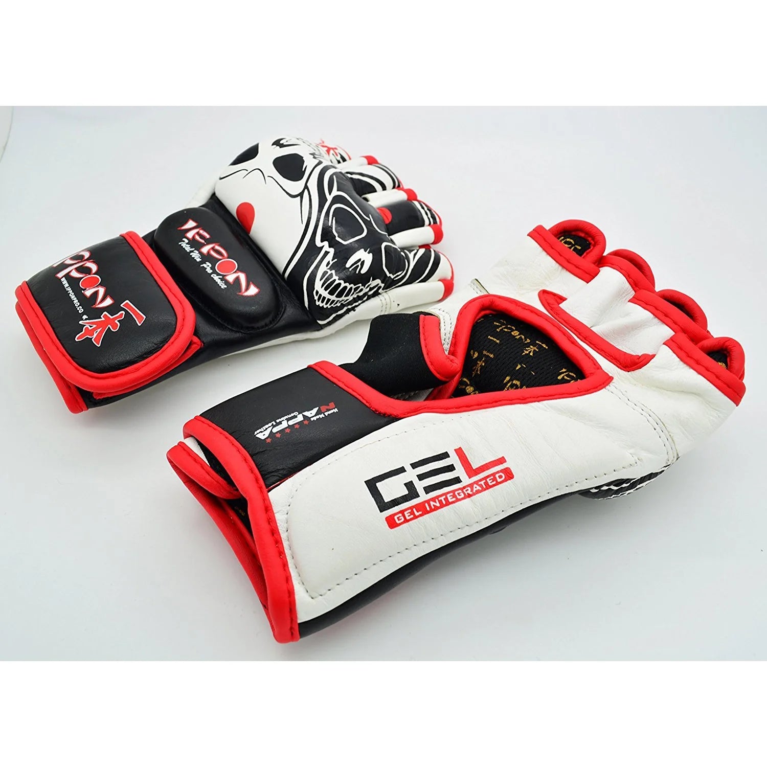 MAR-417 IPPON Striking Gloves "Skull" Design - quality-martial-arts
