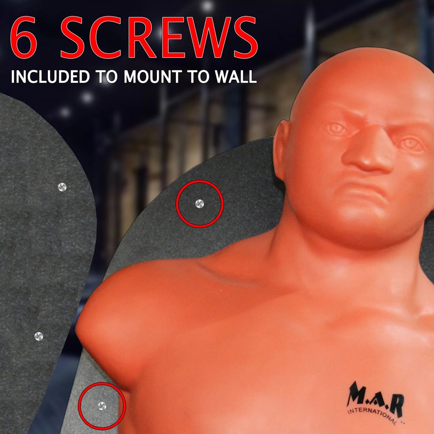 MAR-422 | Wall-Mounted Punching Man - Large Accessories