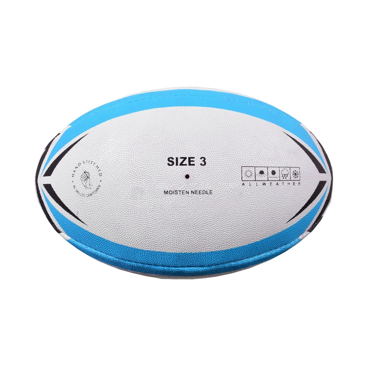 MAR-436A | Light Blue Rugby Training Ball - Size 3 - Small Accessories