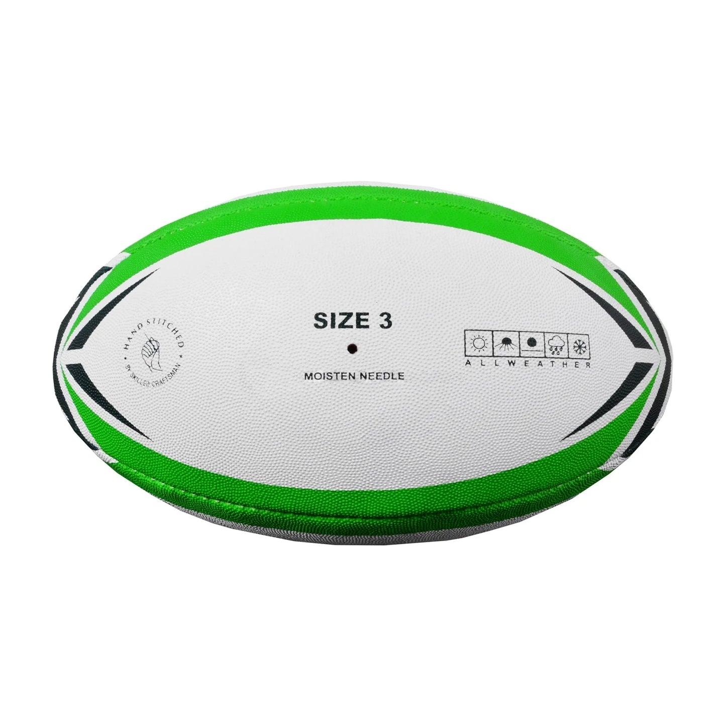 MAR-436C | Green Rugby Training Ball - Size 3 - Small Accessories