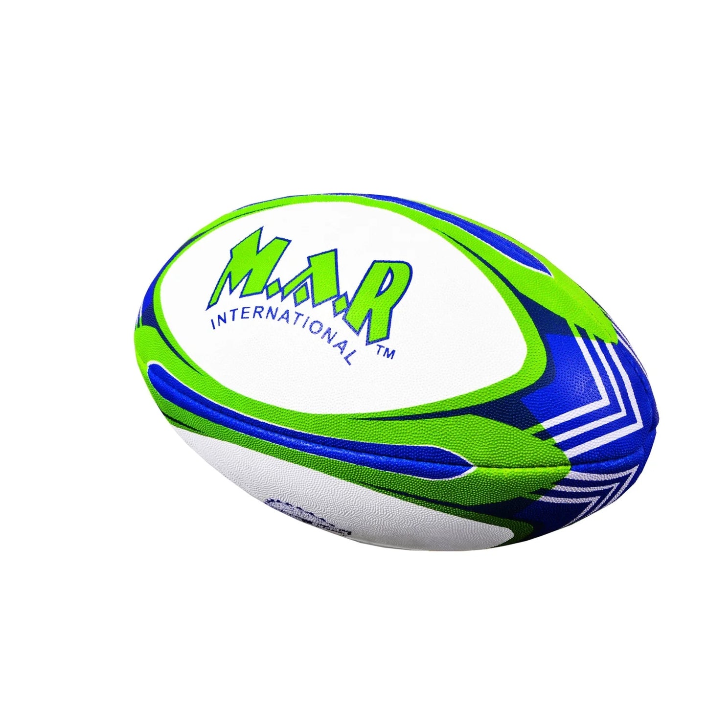 MAR-436F | Green & Blue Rugby Training Ball - Size 4 - Small Accessories