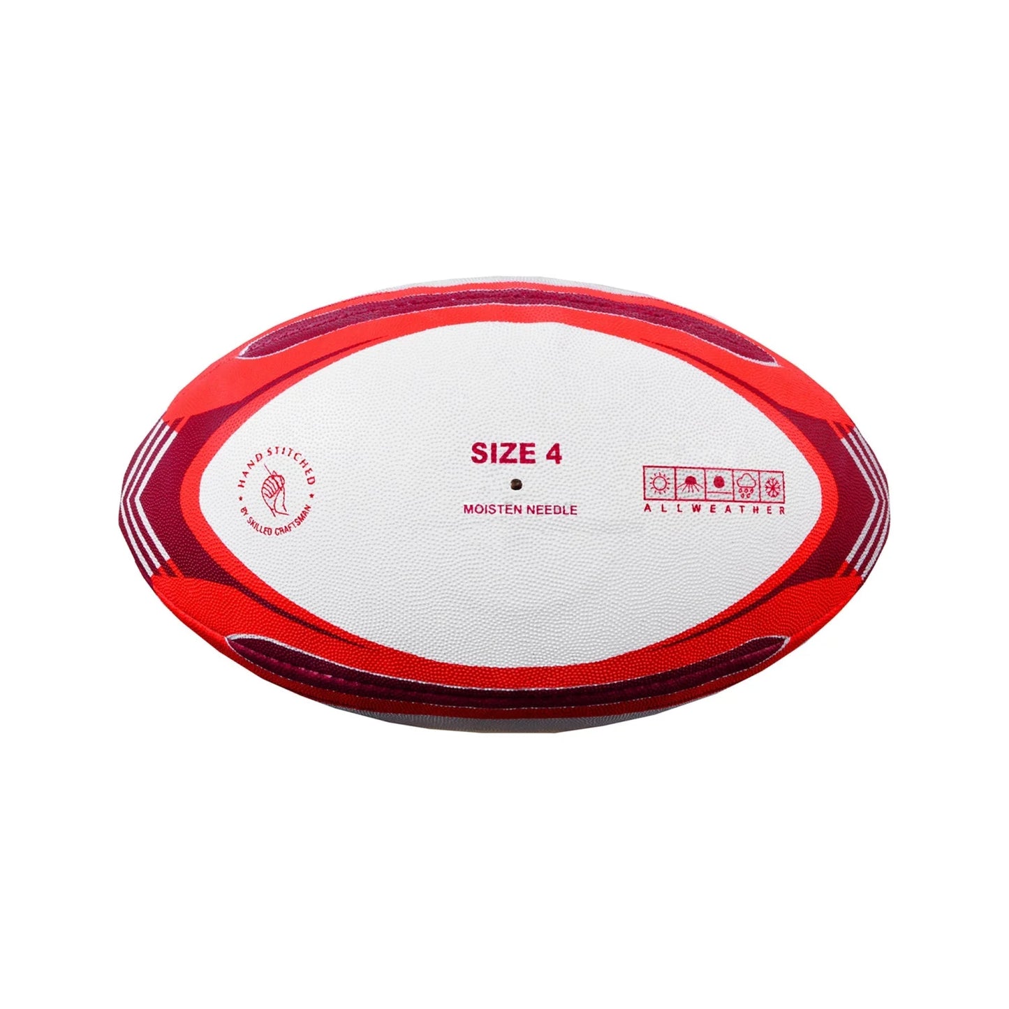 MAR-436G | Red Rugby Training Ball - Size 4 - Small Accessories