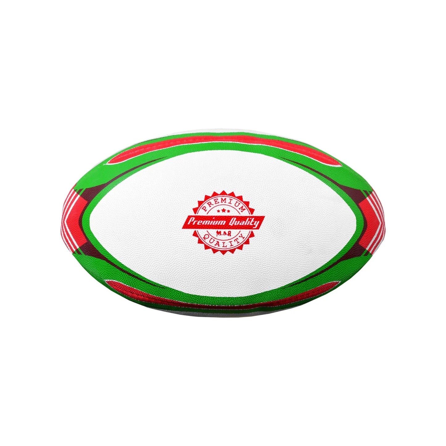 MAR-436J | Red & Green Rugby Training Ball - Size 4 - Small Accessories