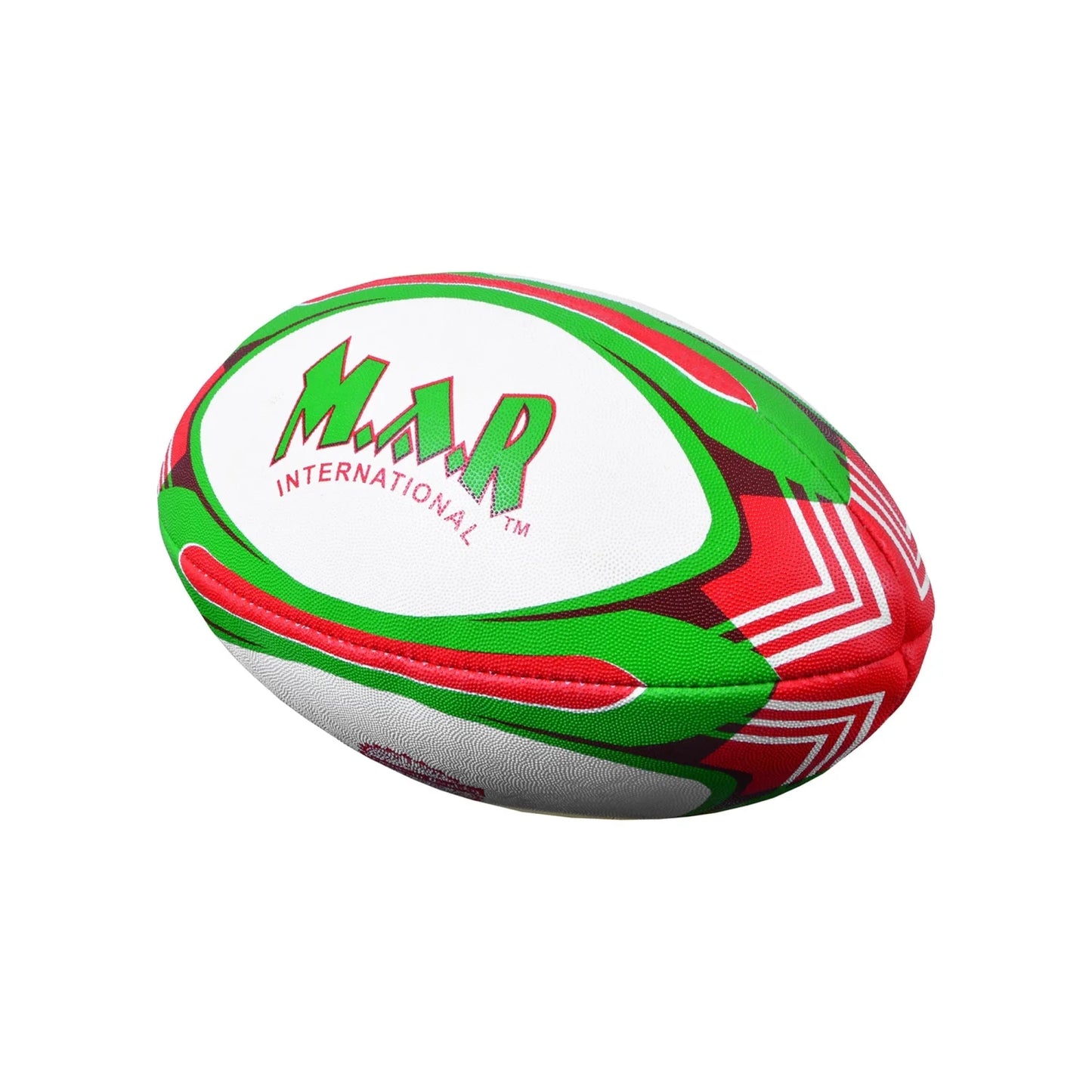 MAR-436J | Red & Green Rugby Training Ball - Size 4 - Small Accessories
